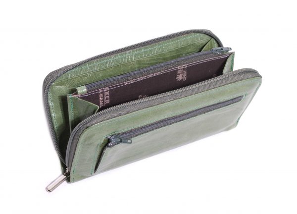 leather women's wallet model 424