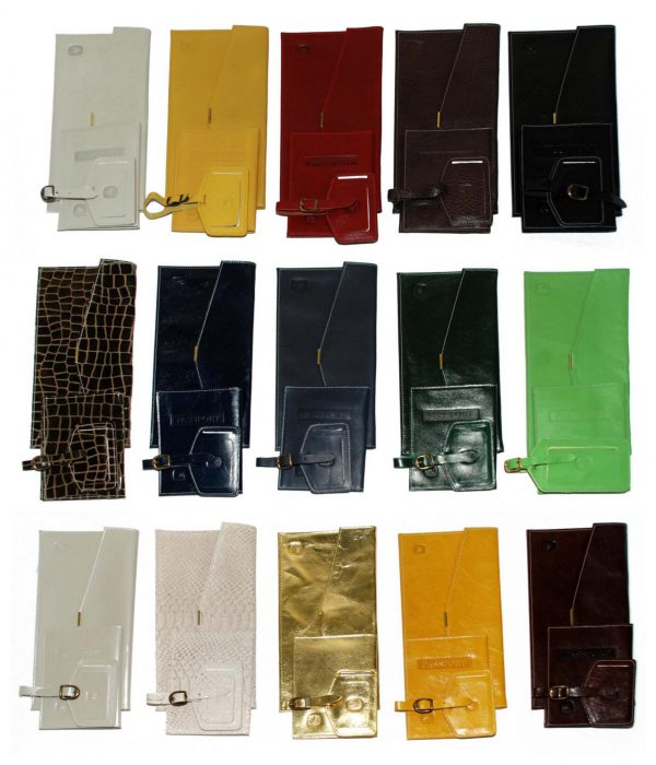 leather travelling set model 153 - Image 3