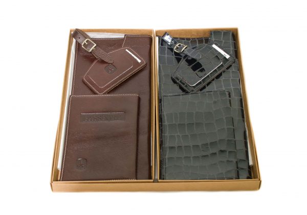 leather travelling set model 153 - Image 2