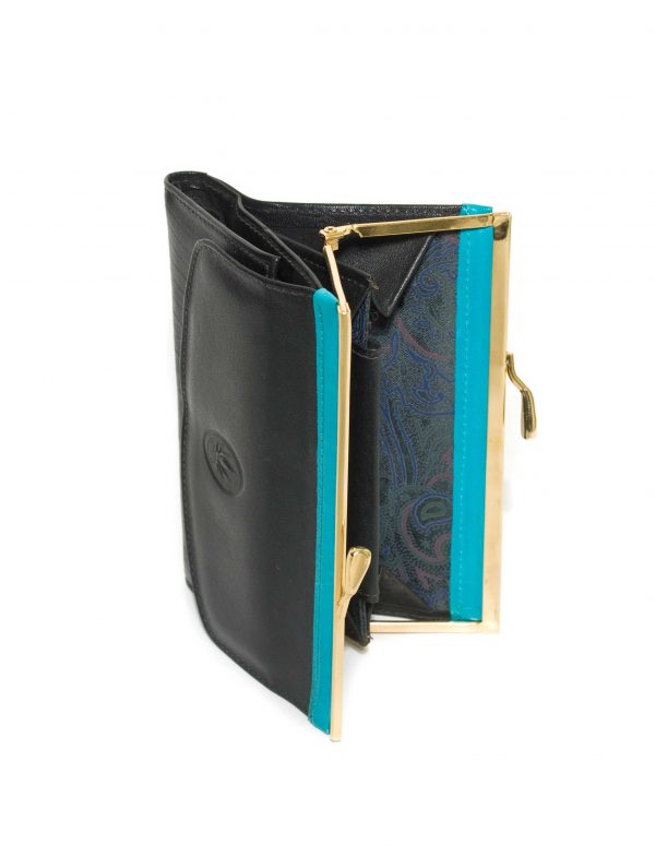 leather women's wallet model 407