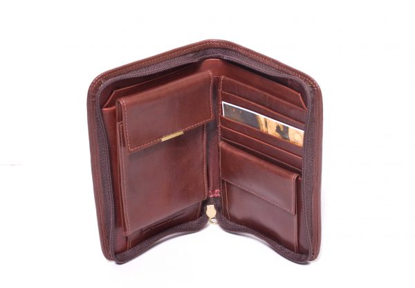 leather women's wallet model 556